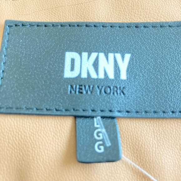 Motorcycles jacket edgy style faux leather zipper jacket camel brown color new - Picture 10 of 12